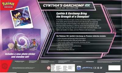 Cynthia’s Garchomp ex Premium Collection - back