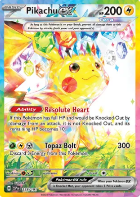 Pikachu ex Surging Sparks