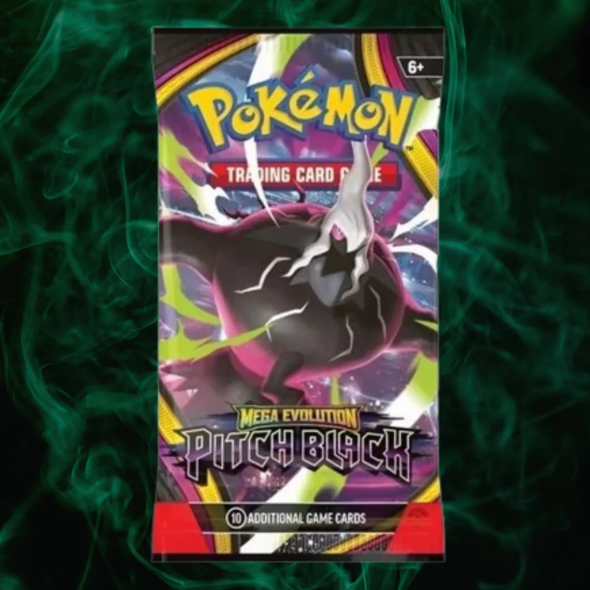 Pitch Black Booster Pokémon TCG – pojedyncza oryginalna saszetka z kartami