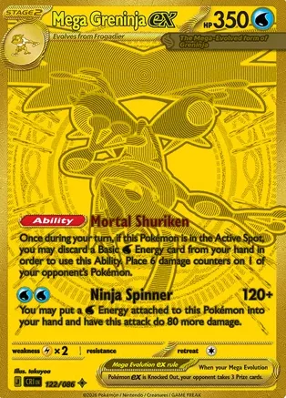 Mega Greninja ex MHR Chaos Rising