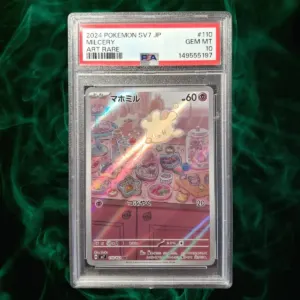 Karta Pokémon Milcery AR 110/102 Stellar Miracle SV7 JPN PSA 10 Gem Mint