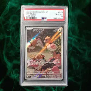 Karta Pokémon Spearow 074/063 Art Rare Mega Brave M1L JPN PSA 10 Gem Mint